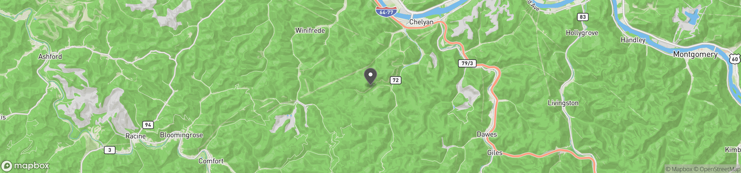 Cabin Creek, WV 25035