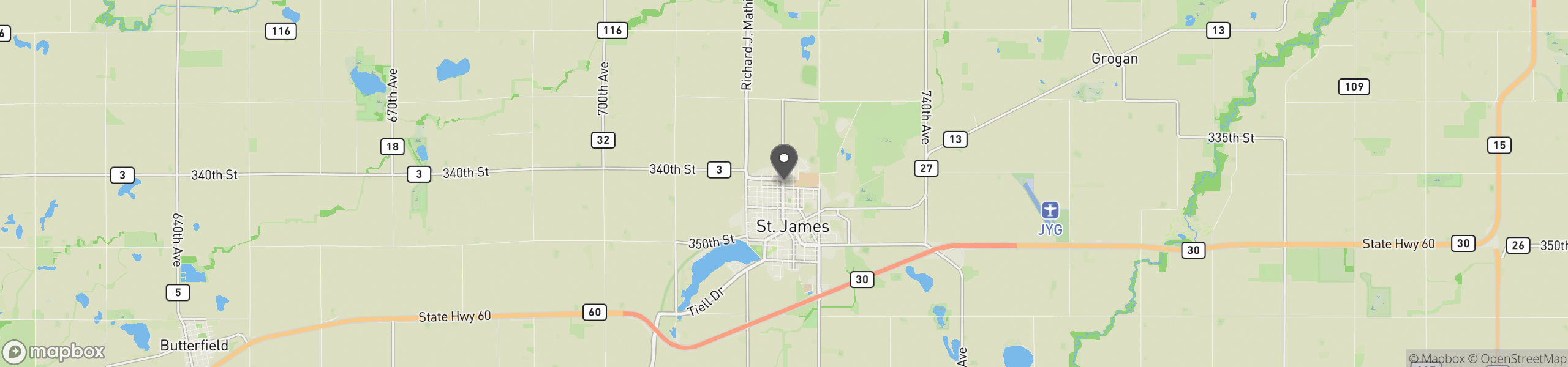 Saint James, MN 56081
