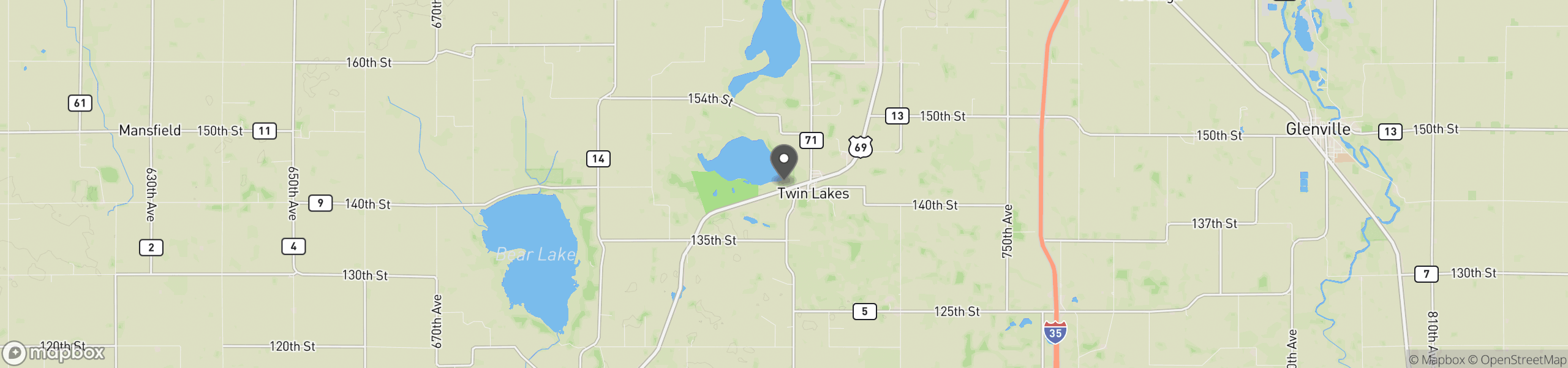 Twin Lakes, MN